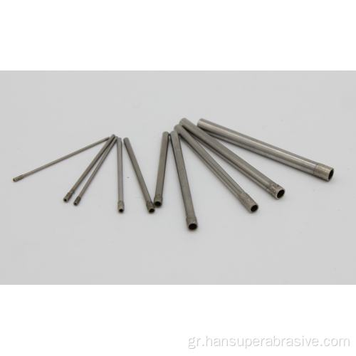 Diamond Dremel Rotary Wire Hollow Drills για γυάλινο κεραμικό πορσελάνη πλακιδίων πέτρα